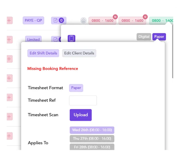 Support Every Timesheet Format foreground image